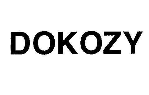 Mẫu nhãn hiệu DOKOZY