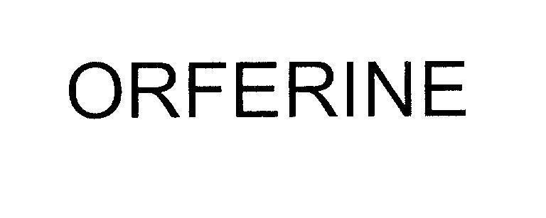 Mẫu nhãn hiệu ORFERINE