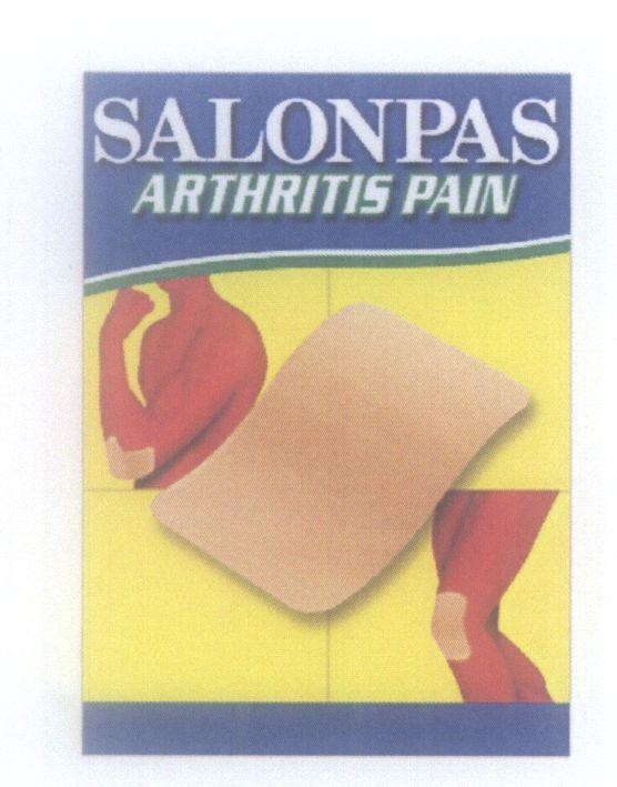 Mẫu nhãn hiệu SALONPAS ARTHRITIS PAIN