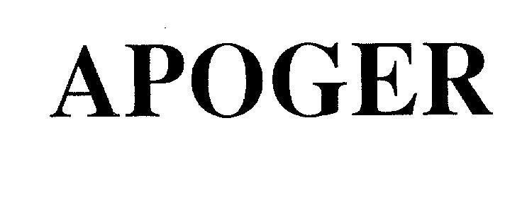 Mẫu nhãn hiệu APOGER