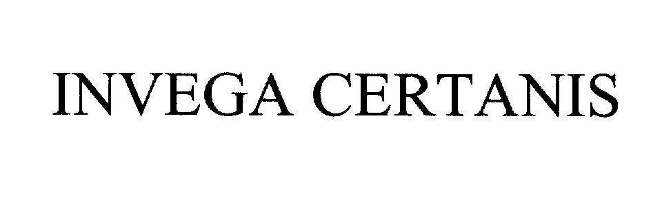 Mẫu nhãn hiệu INVEGA CERTANIS