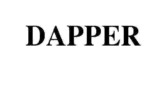 Mẫu nhãn hiệu DAPPER