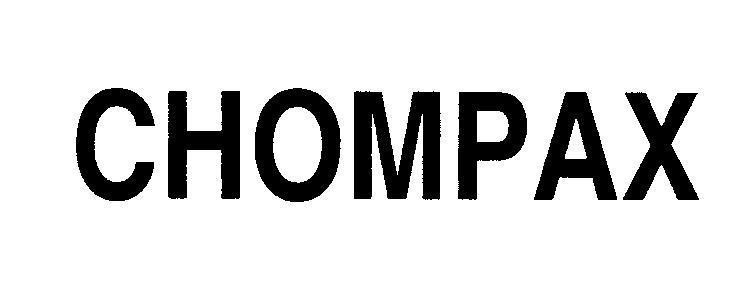 Mẫu nhãn hiệu CHOMPAX