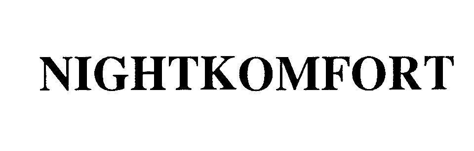 Mẫu nhãn hiệu NIGHTKOMFORT