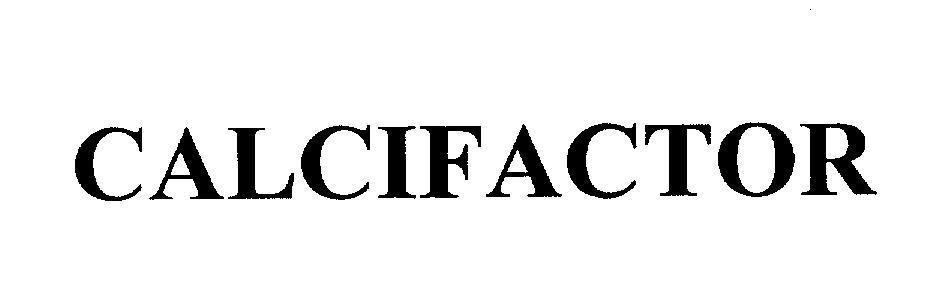 Mẫu nhãn hiệu CALCIFACTOR
