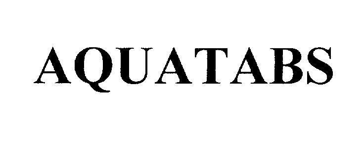 Mẫu nhãn hiệu AQUATABS