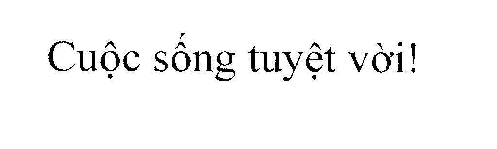 Mẫu nhãn hiệu Cuộc sống tuyệt vời!