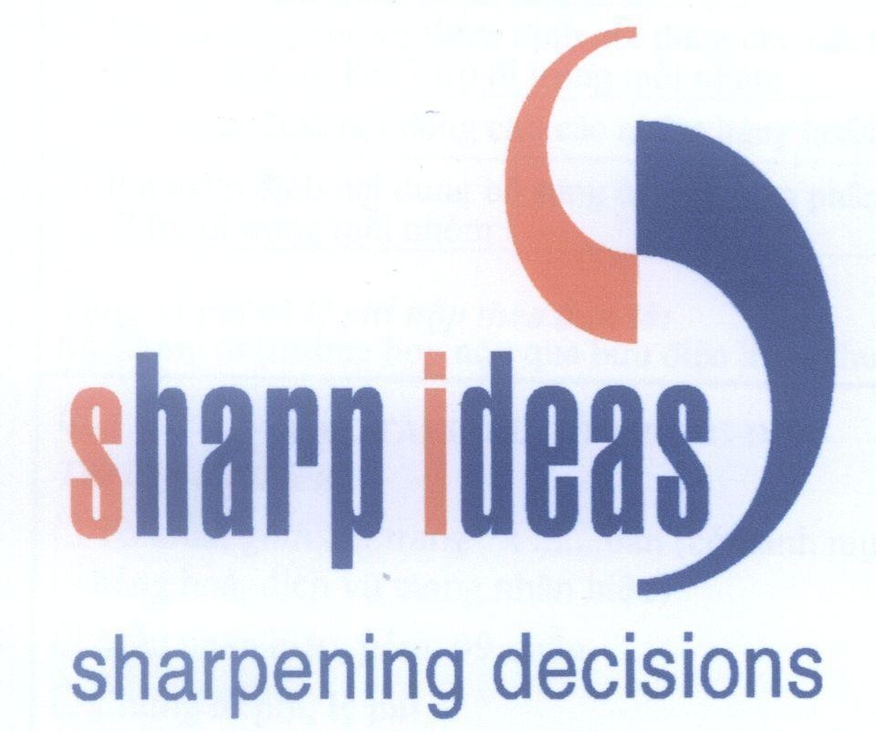 Mẫu nhãn hiệu sharp ideas sharpening decisions