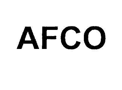 Mẫu nhãn hiệu AFCO