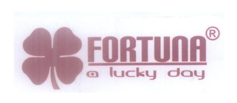 Mẫu nhãn hiệu FORTUNA a lucky day