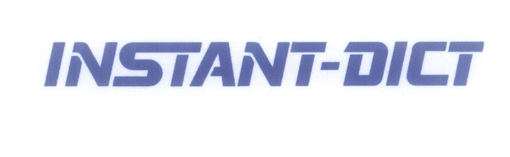 Mẫu nhãn hiệu INSTANT-DICT
