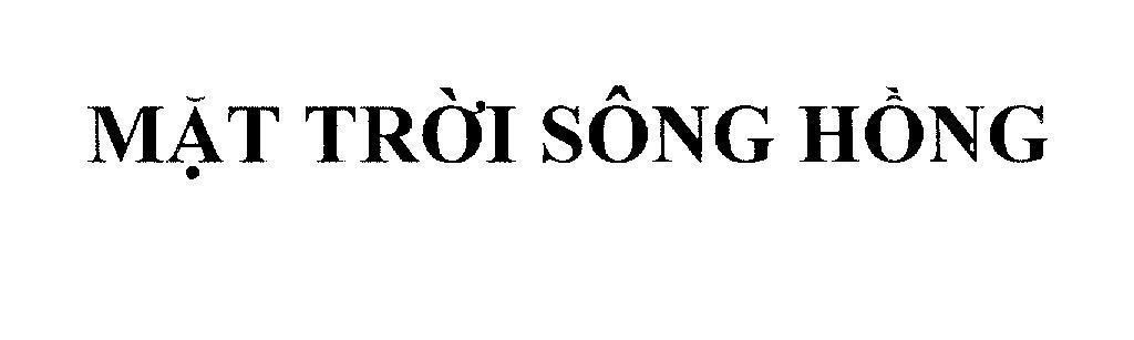 Mẫu nhãn hiệu Mặt Trời Sông Hồng