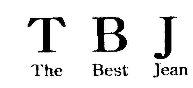 Mẫu nhãn hiệu T B J TBJ The Best Jean