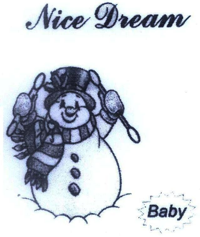 Mẫu nhãn hiệu Nice Dream Baby