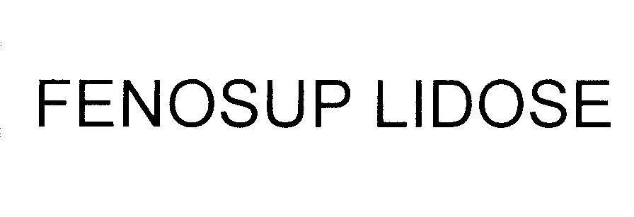Mẫu nhãn hiệu FENOSUP LIDOSE