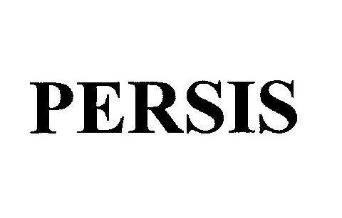 Mẫu nhãn hiệu PERSIS