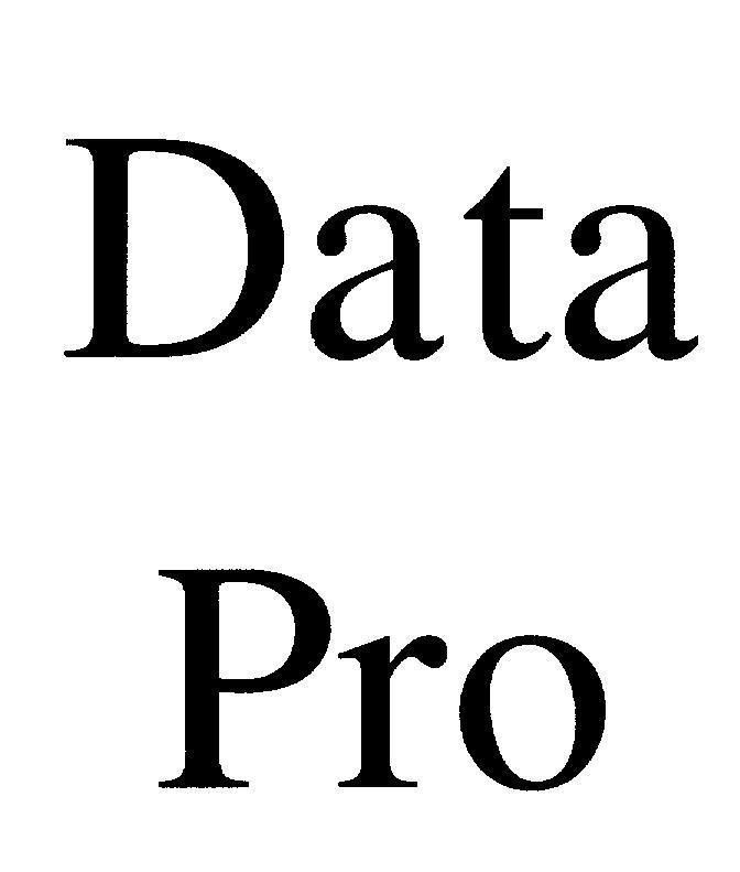 Mẫu nhãn hiệu Data Pro