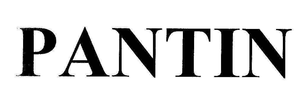 Mẫu nhãn hiệu PANTIN
