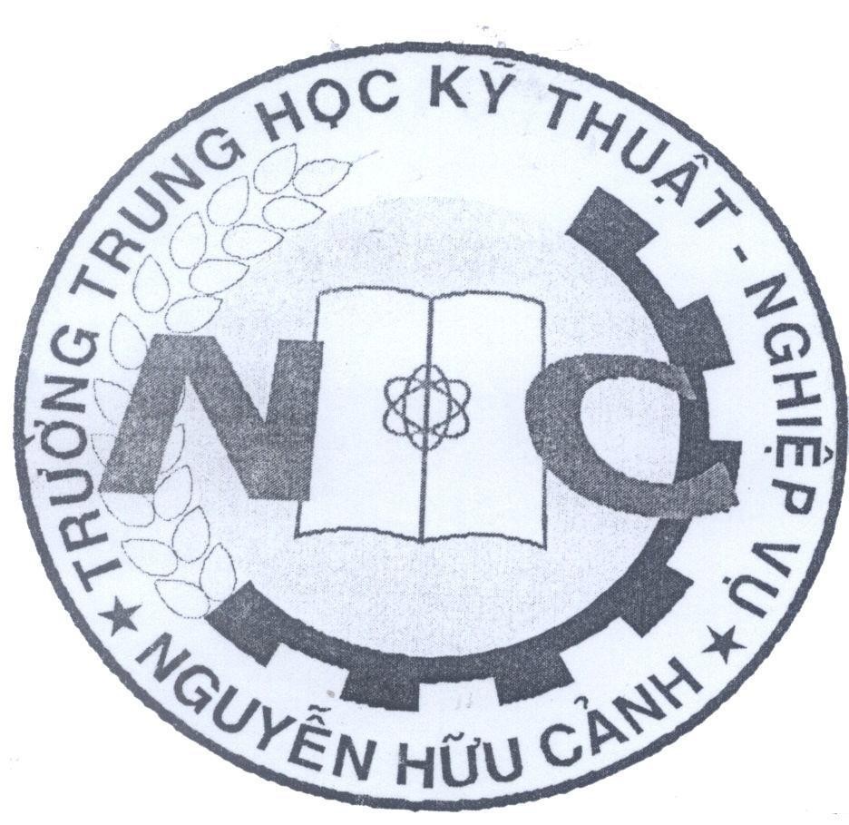 Mẫu nhãn hiệu Trường Trung Học Kỹ Thuật - Nghiệp Vụ Nguyễn Hữu Cảnh N C