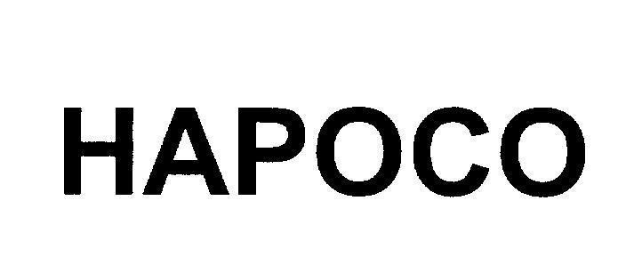 Mẫu nhãn hiệu HAPOCO