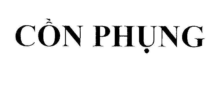 Mẫu nhãn hiệu Cồn Phụng