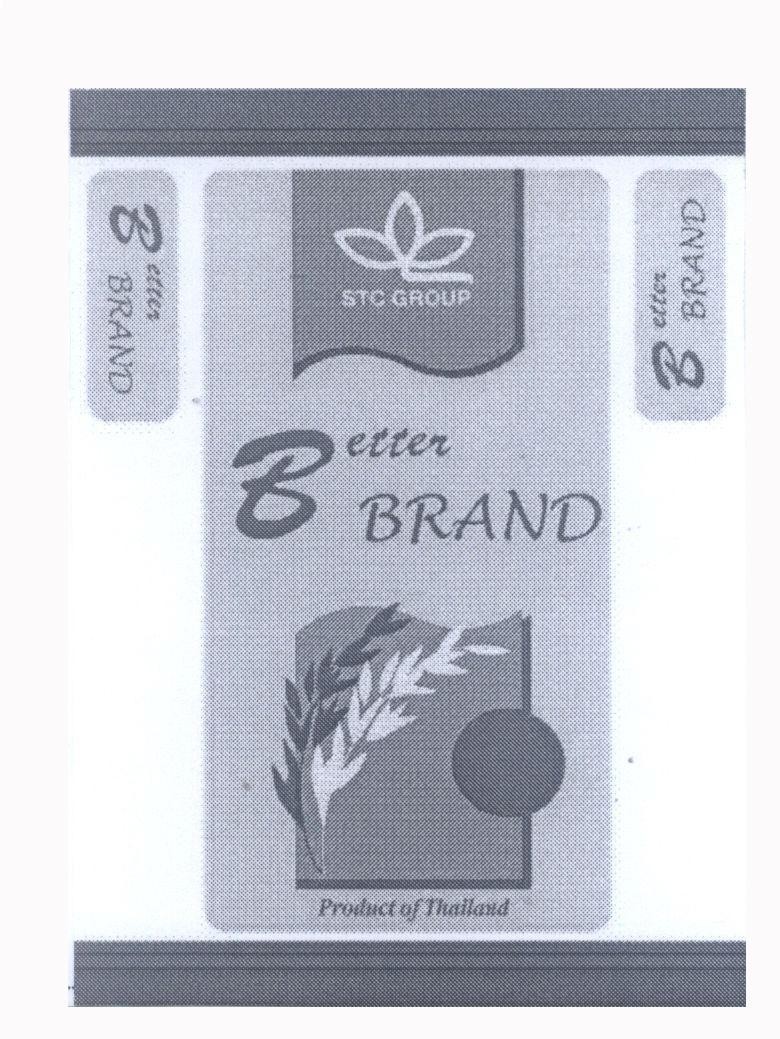 Mẫu nhãn hiệu STC GROUP Better BRAND Product of Thailand