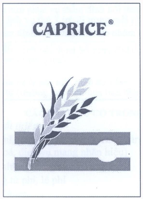 Mẫu nhãn hiệu CAPRICE
