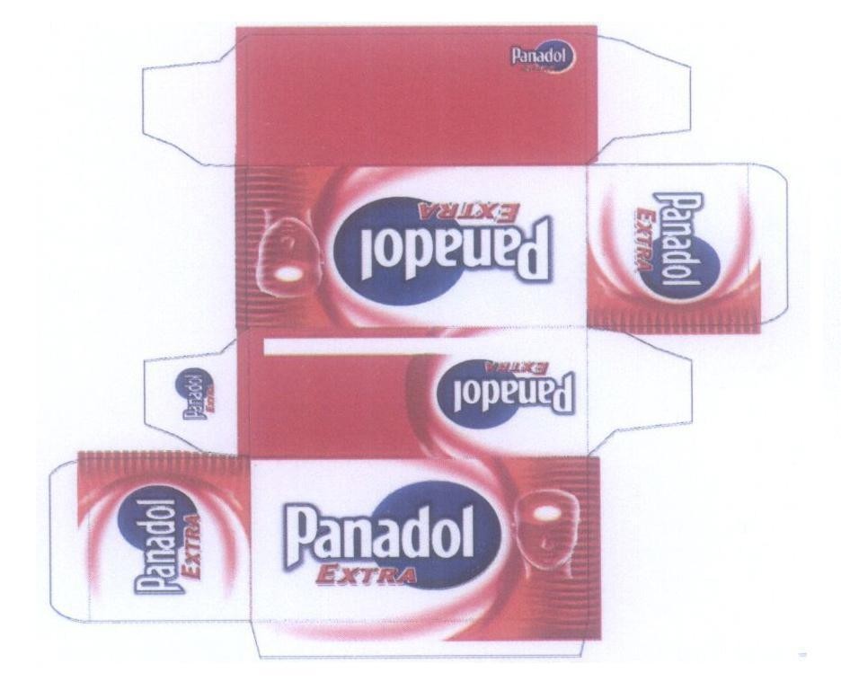 Mẫu nhãn hiệu Panadol Extra
