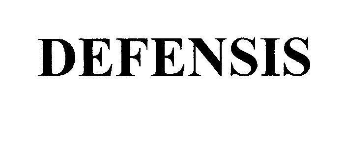 Mẫu nhãn hiệu DEFENSIS