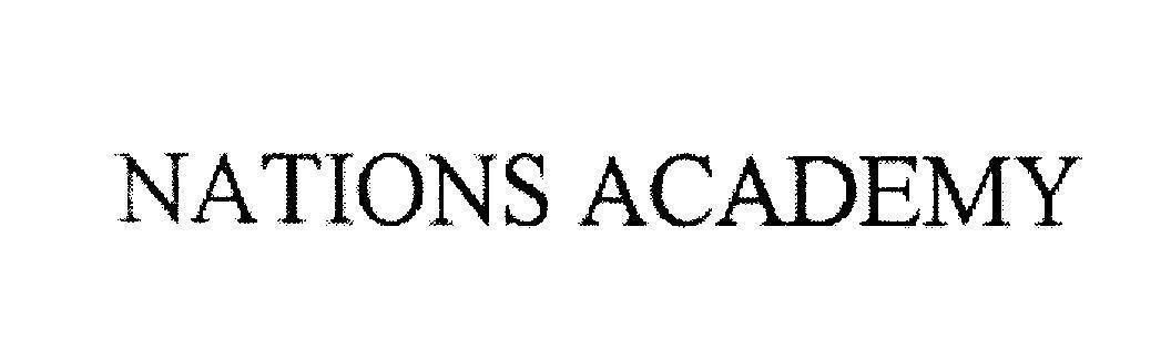 Mẫu nhãn hiệu NATIONS ACADEMY