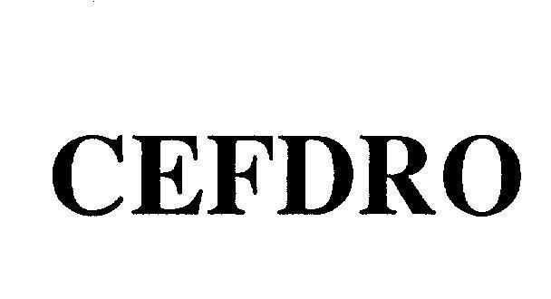 Mẫu nhãn hiệu CEFDRO