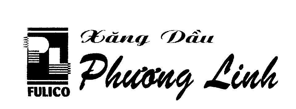 Mẫu nhãn hiệu P L PL FULICO Xăng Dầu Phương Linh