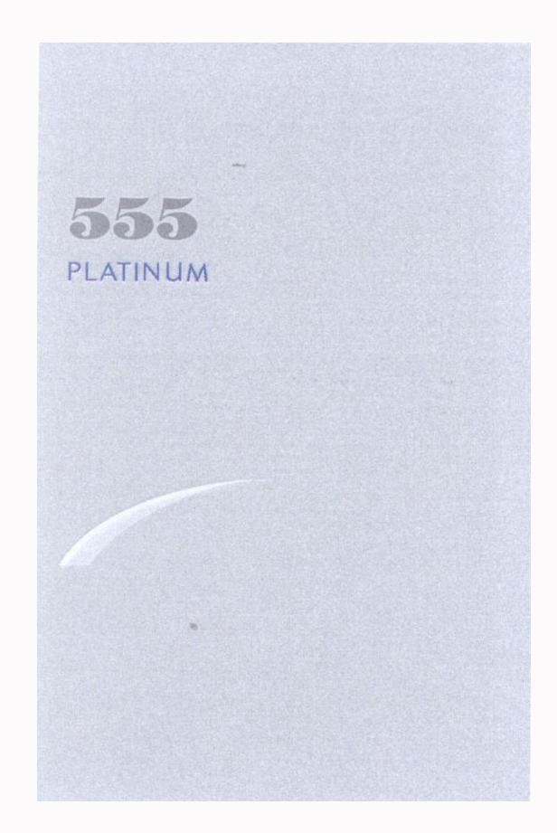 Mẫu nhãn hiệu 555 PLATINUM