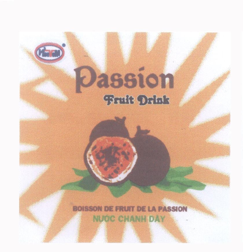Mẫu nhãn hiệu Passion Fruit Drink BOISSON DE FRUIT DE LA PASSION Nước Chanh Dây HSEVEM2