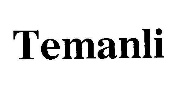 Mẫu nhãn hiệu Temanli