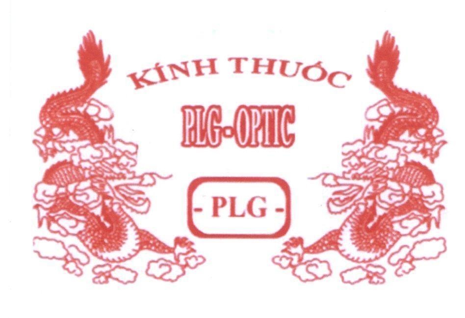 Mẫu nhãn hiệu PLG-OPTIC Kính thuốc