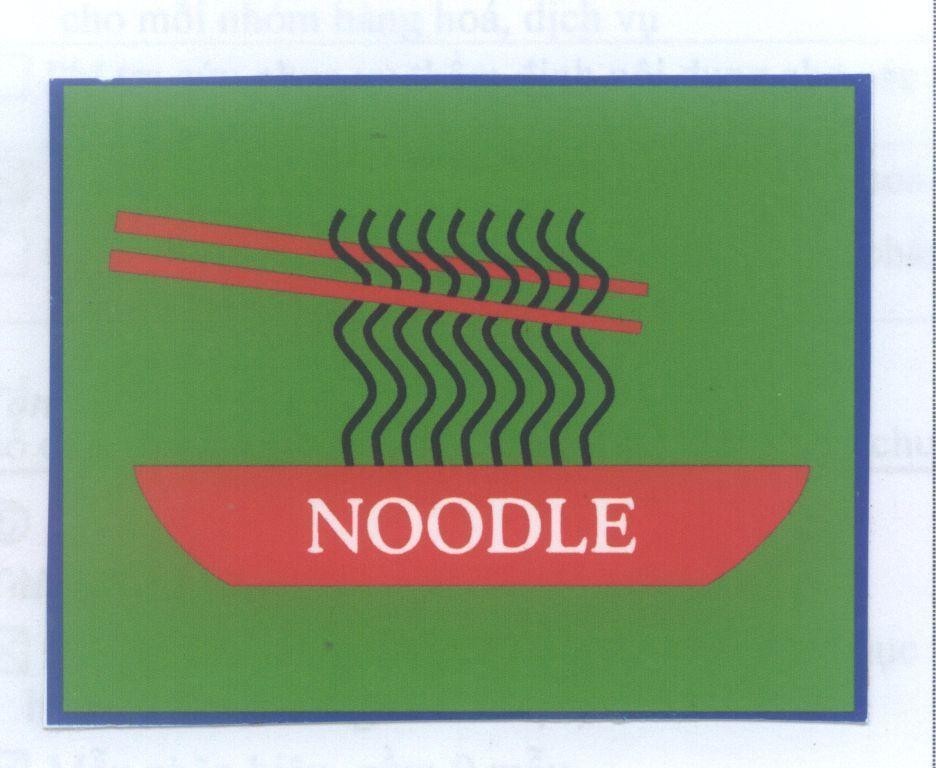 Mẫu nhãn hiệu NOODLE