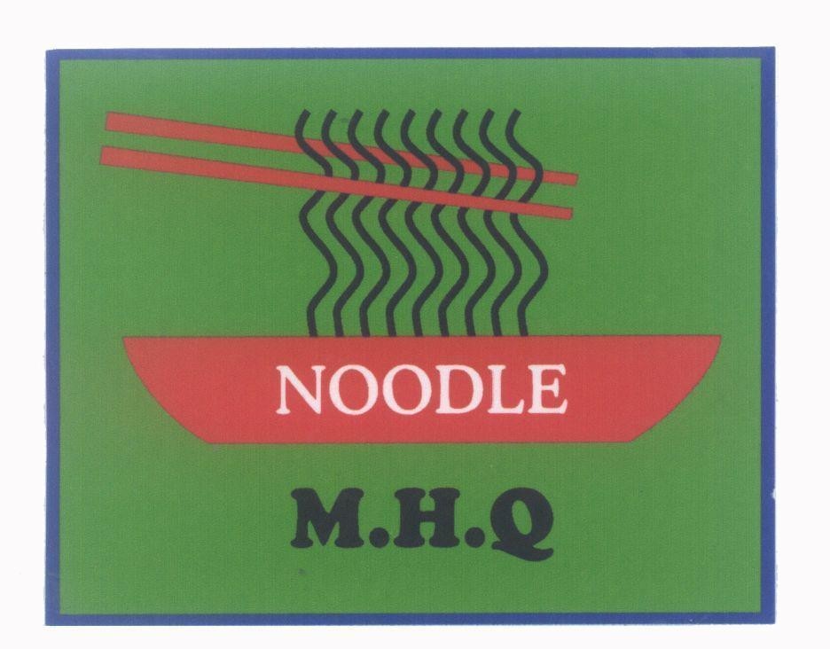 Mẫu nhãn hiệu M.H.Q MHQ NOODLE