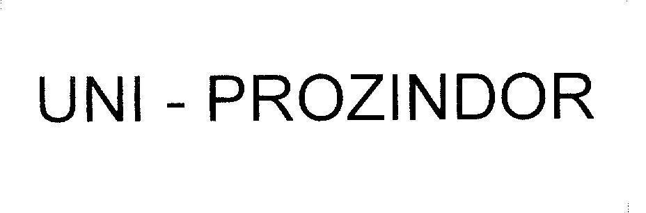 Mẫu nhãn hiệu UNI - PROZINDOR