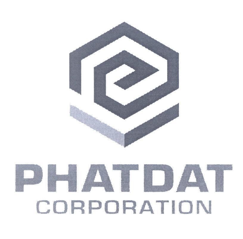 Mẫu nhãn hiệu PHATDAT CORPORATION P D E