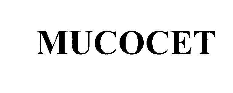 Mẫu nhãn hiệu MUCOCET