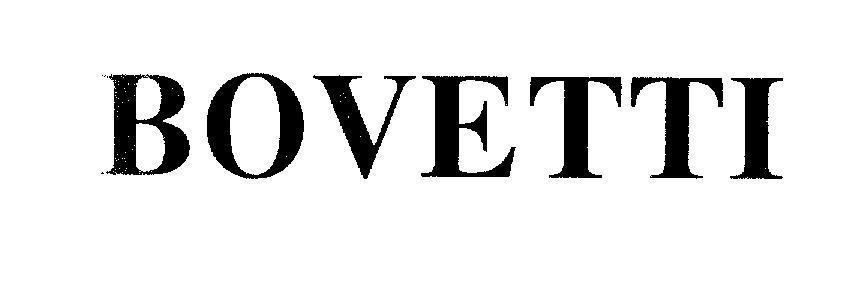 Mẫu nhãn hiệu BOVETTI