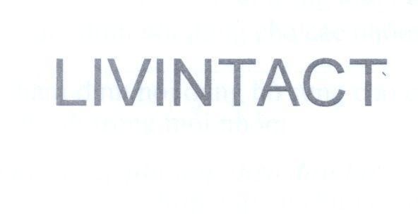 Mẫu nhãn hiệu LIVINTACT