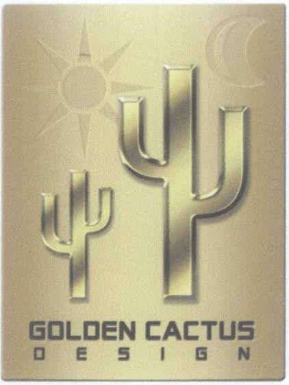 Mẫu nhãn hiệu GOLDEN CACTUS D E S I G N