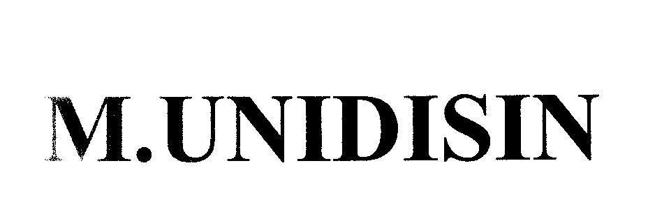 Mẫu nhãn hiệu M.UNIDISIN