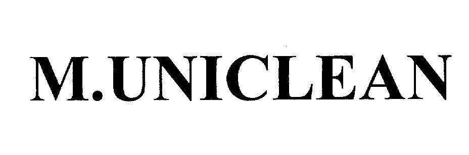 Mẫu nhãn hiệu M.UNICLEAN M UNICLEAN