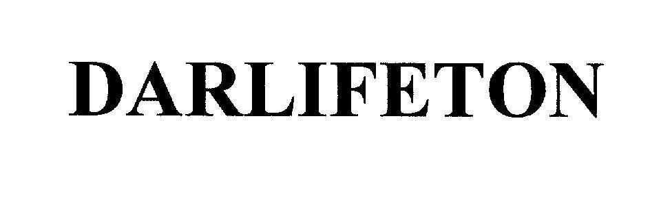 Mẫu nhãn hiệu DARLIFETON