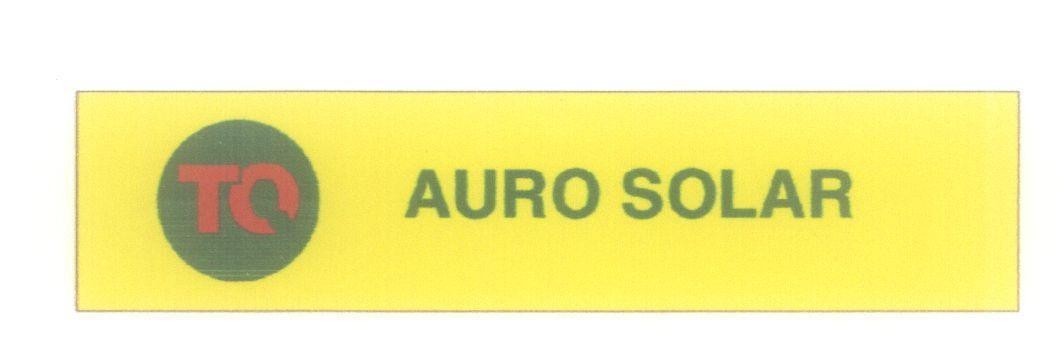 Mẫu nhãn hiệu AURO SOLAR TQ