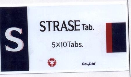 Mẫu nhãn hiệu S STRASE Tab 5x10Tabs Co.,Ltd