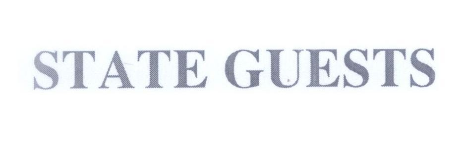 Mẫu nhãn hiệu STATE GUESTS
